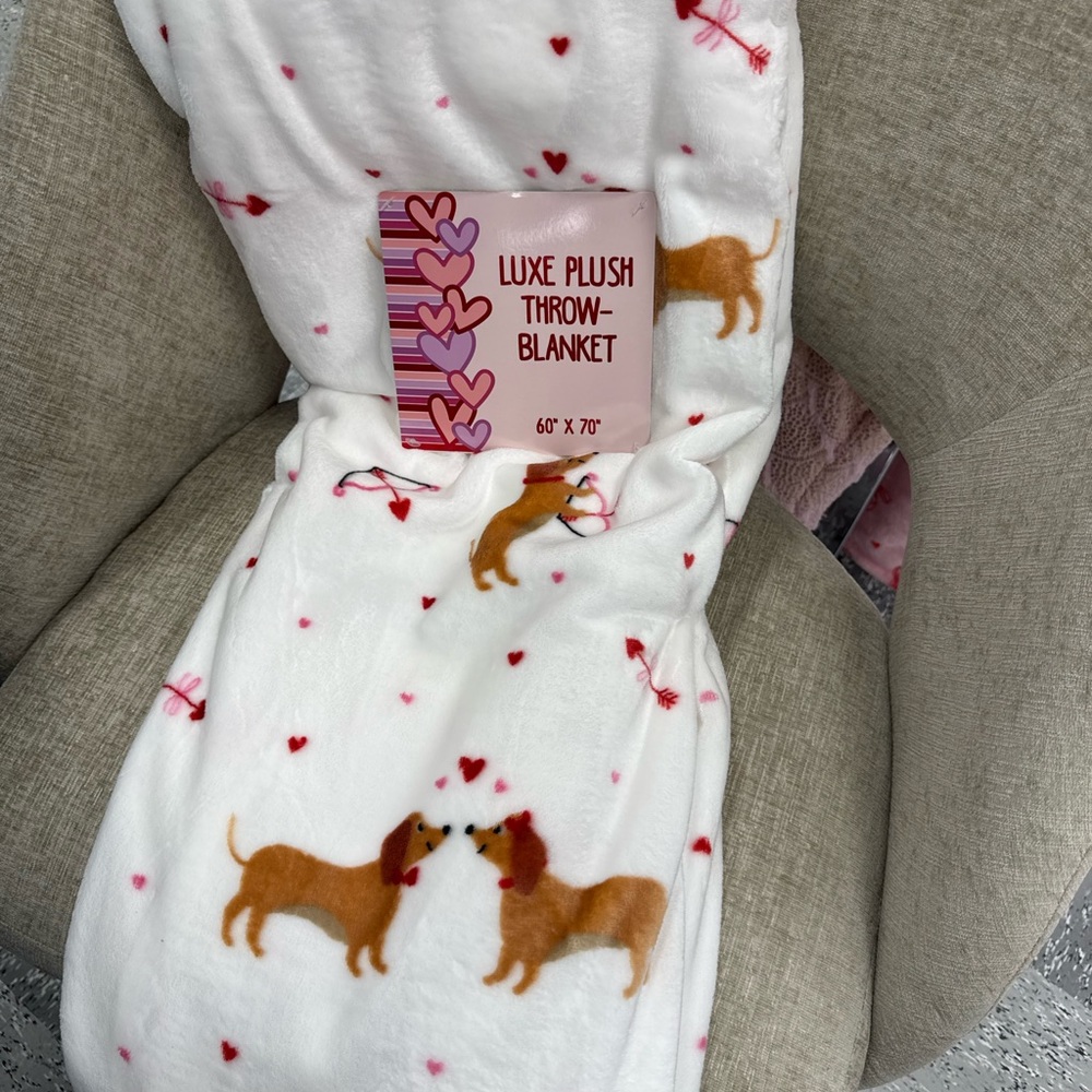 Dachshund love blanket